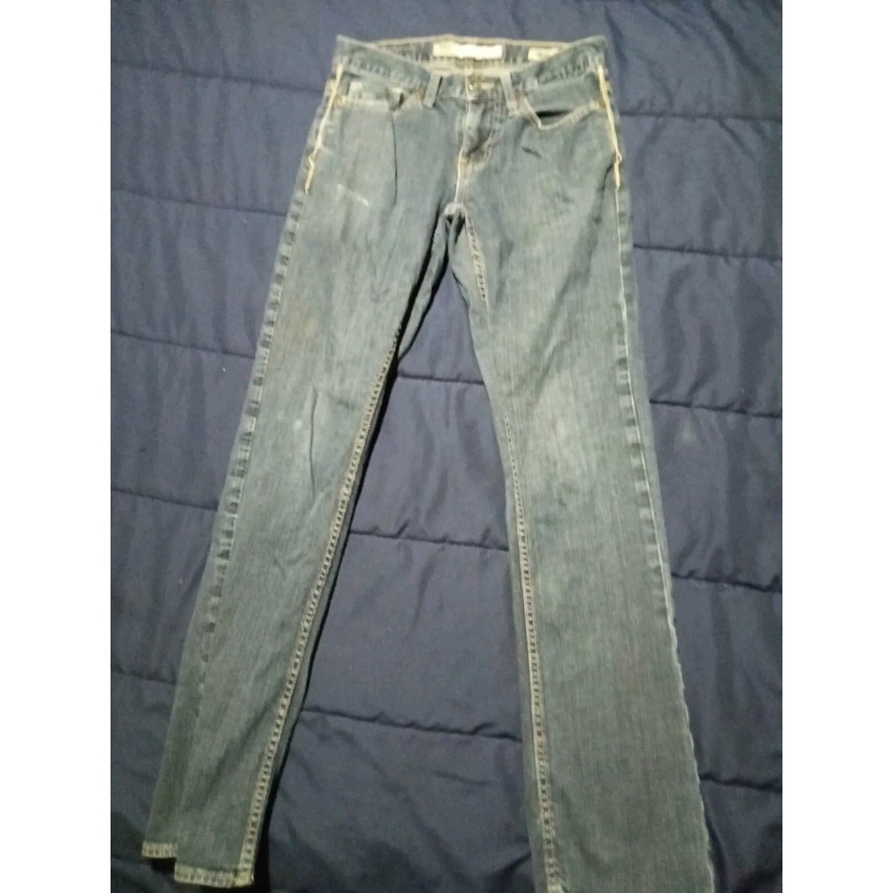 BKE Jeans Mens 29x30 Asher Buckle Denim Pants Stretch Heavy Stitch Straight
